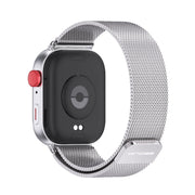 For Huawei Watch Fit3 MIJOBS Milan Magnetic Stainless Steel Watch Band(Silver)