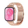 For Huawei Watch Fit3 MIJOBS Three-Beads Stainless Steel Watch Band(Rose Gold) - free shipping - PMc TechLife - Order now!