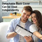 For Samsung Galaxy Tab S10+ DUX DUCIS Magi Series Smart Leather Tablet Case(Black)