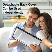 For Samsung Galaxy Tab S10 Ultra DUX DUCIS Magi Series Smart Leather Tablet Case(Black)