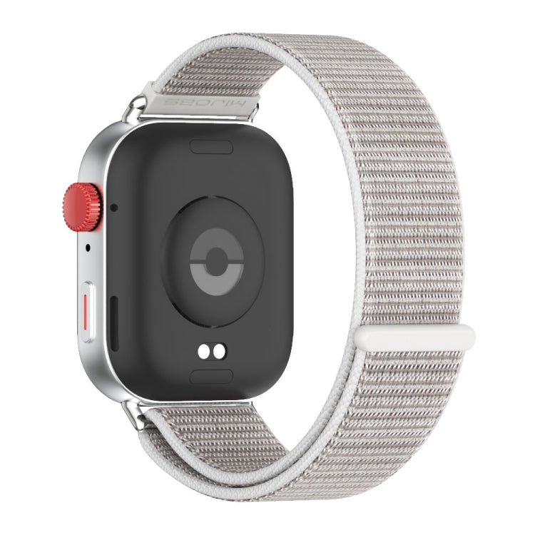 For Huawei Watch Fit3 MIJOBS Breathable Nylon Loop Watch Band(Sea Shell Silver) - free shipping - PMc TechLife - Order now!