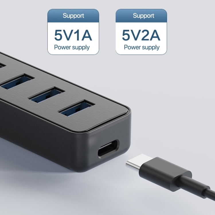 5 in 1 USB Multi-function Docking Station, interface: Type-C - USB HUB by PMC TechLife | Online Shopping South Africa | PMC TechLife | Buy Now Pay Later Mobicred