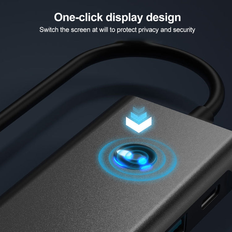 BYL-2410 9 in 1 Type-C to USB Multi-function Docking Station - USB HUB by PMC Jewellery | Online Shopping South Africa | PMC Jewellery | Buy Now Pay Later Mobicred