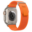 For Apple Watch Ultra 2 49mm Dual-Section Loop Nylon Watch Band(Orange) - free shipping - PMC TechLife - Order now!