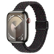 For Apple Watch SE 2023 40mm Slim Magnetic Buckle Nylon Braided Watch Band(Starlight Black) - free shipping - PMc TechLife - Order now!