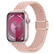 For Apple Watch Series 9 45mm Slim Magnetic Buckle Nylon Braided Watch Band(Cream Pink Sand) - free shipping - PMc TechLife - Order now!