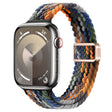 For Apple Watch Series 7 45mm Slim Magnetic Buckle Nylon Braided Watch Band(Camouflage Colorful) - free shipping - PMc TechLife - Order now!