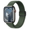 For Apple Watch SE 44mm Slim Magnetic Buckle Nylon Braided Watch Band(Dark Olive Green) - free shipping - PMc TechLife - Order now!