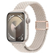 For Apple Watch SE 44mm Slim Magnetic Buckle Nylon Braided Watch Band(Starlight) - free shipping - PMc TechLife - Order now!
