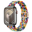 For Apple Watch Series 3 42mm Slim Magnetic Buckle Nylon Braided Watch Band(W Pattern Colorful) - free shipping - PMc TechLife - Order now!
