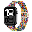 For Apple Watch Series 10 42mm Slim Magnetic Buckle Nylon Braided Watch Band(W Pattern Colorful) - free shipping - PMc TechLife - Order now!
