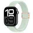 For Apple Watch Series 10 42mm Slim Magnetic Buckle Nylon Braided Watch Band(Light Mint) - free shipping - PMc TechLife - Order now!