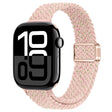 For Apple Watch Series 10 42mm Slim Magnetic Buckle Nylon Braided Watch Band(Starlight Pink) - free shipping - PMc TechLife - Order now!