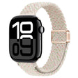 For Apple Watch Series 10 46mm Slim Magnetic Buckle Nylon Braided Watch Band(Spring Sakura) - free shipping - PMc TechLife - Order now!