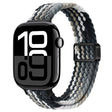 For Apple Watch Series 10 46mm Slim Magnetic Buckle Nylon Braided Watch Band(Dark Chocolate) - free shipping - PMc TechLife - Order now!