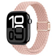 For Apple Watch Series 10 46mm Slim Magnetic Buckle Nylon Braided Watch Band(Cream Pink Sand) - free shipping - PMc TechLife - Order now!