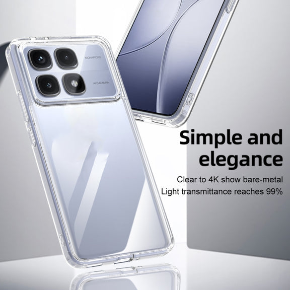 For Redmi K70 Ultra Armor Clear TPU Hard PC Phone Case(Matte Black)