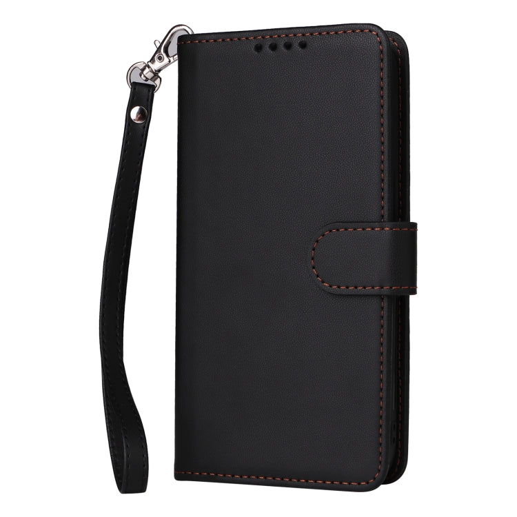 For Samsung Galaxy S24 FE 5G BETOPNICE BN-005 2 in 1 Detachable Imitate Genuine Leather Phone Case(Black)