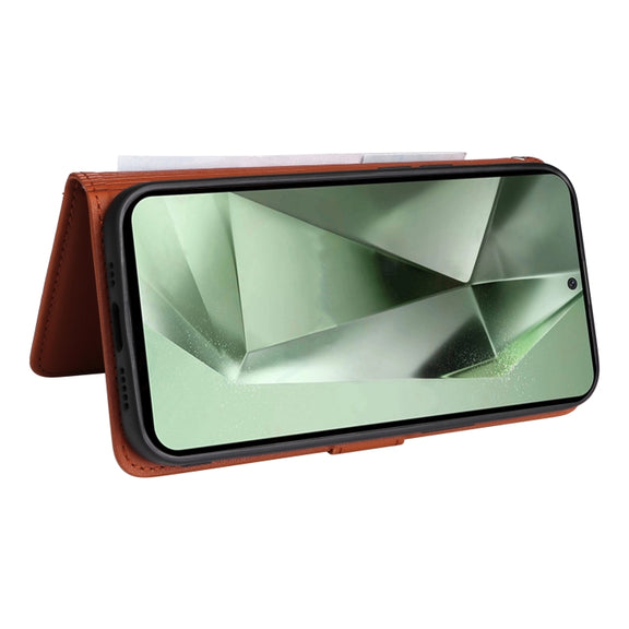 For Samsung Galaxy S24 FE 5G BETOPNICE BN-005 2 in 1 Detachable Imitate Genuine Leather Phone Case(Brown)