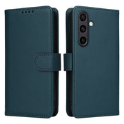 For Samsung Galaxy S24 FE 5G BETOPNICE BN-005 2 in 1 Detachable Imitate Genuine Leather Phone Case(Blue)