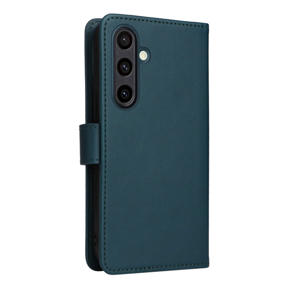 For Samsung Galaxy S24 FE 5G BETOPNICE BN-005 2 in 1 Detachable Imitate Genuine Leather Phone Case(Blue)