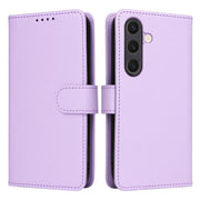 For Samsung Galaxy S25 5G BETOPNICE BN-005 2 in 1 Detachable Imitate Genuine Leather Phone Case(Light Purple)