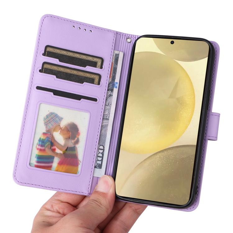For Samsung Galaxy S25 5G BETOPNICE BN-005 2 in 1 Detachable Imitate Genuine Leather Phone Case(Light Purple) - free shipping - PMC Jewellery - Order now!