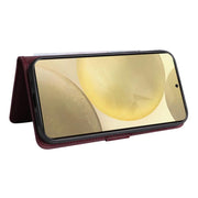 For Samsung Galaxy S25 5G BETOPNICE BN-005 2 in 1 Detachable Imitate Genuine Leather Phone Case(Wine Red)
