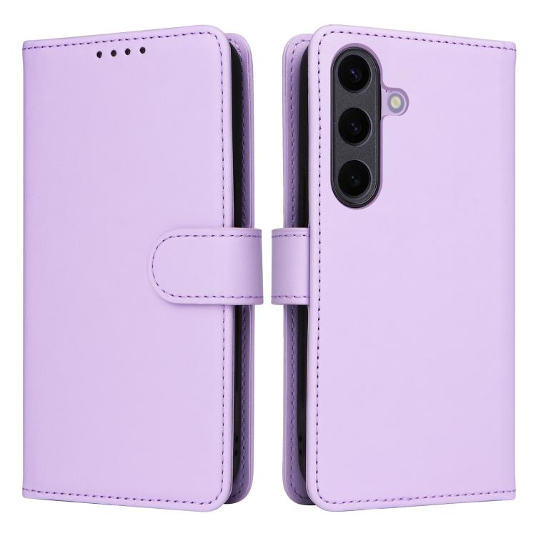 For Samsung Galaxy S25+ 5G BETOPNICE BN-005 2 in 1 Detachable Imitate Genuine Leather Phone Case(Light Purple) - free shipping - PMC Jewellery - Order now!