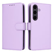 For Samsung Galaxy S25+ 5G BETOPNICE BN-005 2 in 1 Detachable Imitate Genuine Leather Phone Case(Light Purple)