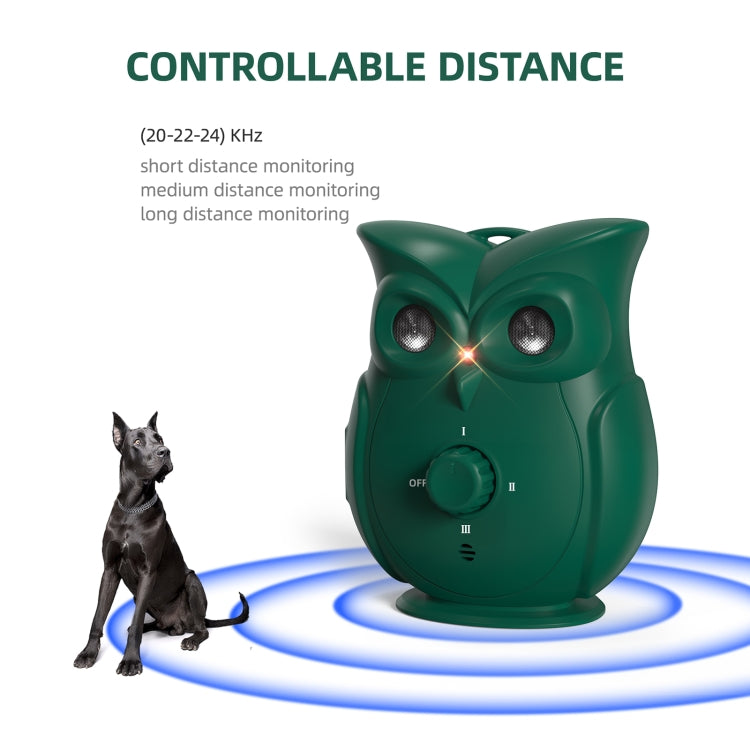 K16 Dual Ultrasonic Bark Stopper Dog Training Device(Green) - Training Aids by PMC TechLife | Online Shopping South Africa | PMC TechLife | Buy Now Pay Later Mobicred