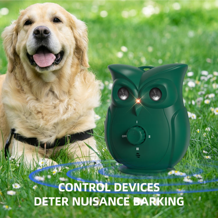 K16 Dual Ultrasonic Bark Stopper Dog Training Device(Green) - Training Aids by PMC TechLife | Online Shopping South Africa | PMC TechLife | Buy Now Pay Later Mobicred