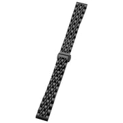 For Garmin Lily 2 Seven-beads 14mm Stainless Steel Watch Band(Black)