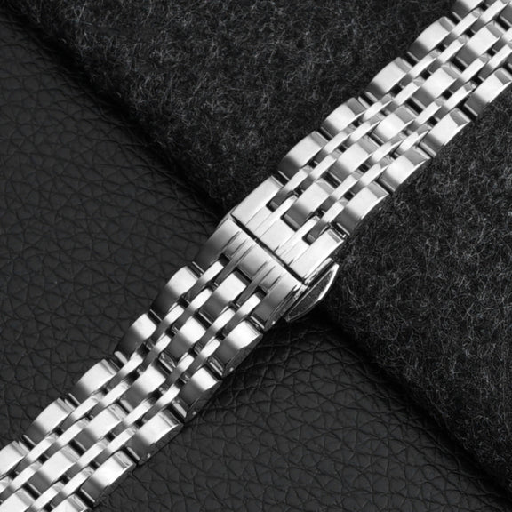 For Garmin Lily 2 Seven-beads 14mm Stainless Steel Watch Band(Silver)