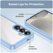 For Samsung Galaxy S25+ 5G Colorful Series Acrylic Hybrid TPU Phone Case(Blue)