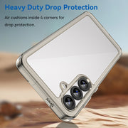 For Samsung Galaxy S25+ 5G Colorful Series Acrylic Hybrid TPU Phone Case(Transparent Grey)
