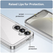 For Samsung Galaxy S25+ 5G Colorful Series Acrylic Hybrid TPU Phone Case(Transparent)