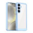 For Samsung Galaxy S25 5G Colorful Series Acrylic Hybrid TPU Phone Case(Blue) - Galaxy S25 5G Cases by PMC Jewellery | Online Shopping South Africa | PMC Jewellery | Buy Now Pay Later Mobicred