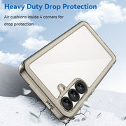 For Samsung Galaxy S25 5G Colorful Series Acrylic Hybrid TPU Phone Case(Transparent Grey)