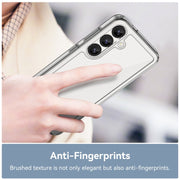 For Samsung Galaxy S25 5G Colorful Series Acrylic Hybrid TPU Phone Case(Transparent)