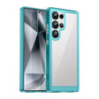For Samsung Galaxy S25 Ultra 5G Colorful Series Acrylic Hybrid TPU Phone Case(Transparent Blue) - Galaxy S25 Ultra 5G Cases by PMC Jewellery | Online Shopping South Africa | PMC Jewellery | Buy Now Pay Later Mobicred