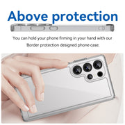 For Samsung Galaxy S25 Ultra 5G Colorful Series Acrylic Hybrid TPU Phone Case(Transparent)