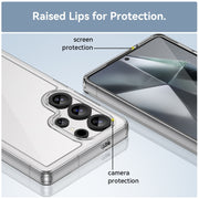 For Samsung Galaxy S25 Ultra 5G Colorful Series Acrylic Hybrid TPU Phone Case(Transparent)
