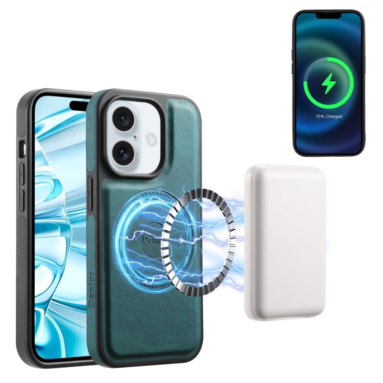 For iPhone 16 Plus Denior A13 Skin Feel MagSafe Phone Case(Blue) - free shipping - PMC TechLife - Order now!