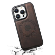 For iPhone 16 Plus Denior A13 Skin Feel MagSafe Phone Case(Brown)