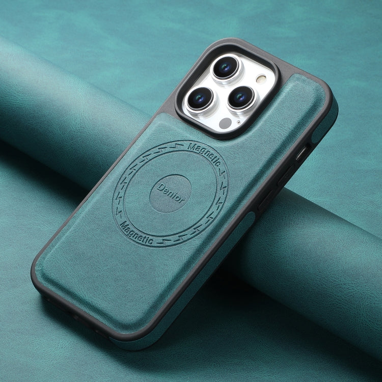 For iPhone 16 Pro Max Denior A13 Skin Feel MagSafe Phone Case(Blue)