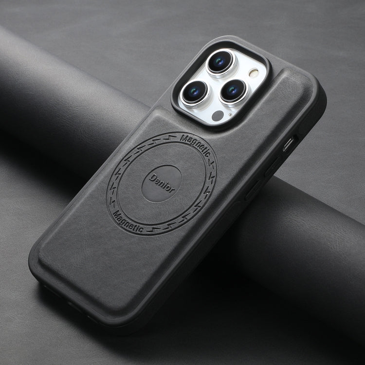 For iPhone 16 Pro Max Denior A13 Skin Feel MagSafe Phone Case(Black)