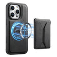 For iPhone 16 Pro Max Denior D17 Skin Feel MagSafe Detachable Card Slot Phone Case(Black) - iPhone 16 Pro Max Cases by Denior | Online Shopping South Africa | PMC TechLife | Buy Now Pay Later Mobicred