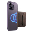 Denior V11 VV MagSafe Magnetic Phone PU Card Sleeve(Brown) - Others Accessories by Denior | Online Shopping South Africa | PMC TechLife | Buy Now Pay Later Mobicred