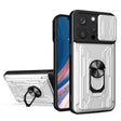 For iPhone 16 Pro Sliding Camshield TPU+PC Phone Case with Card Slot(White) - free shipping - PMC TechLife - Order now!